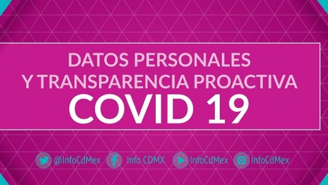 "Datos Personales y Transparencia Proactiva COVID19"